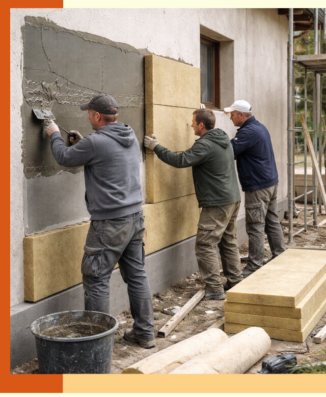 Утепление частного дома в Петергофе — тепло, экономия и надежность