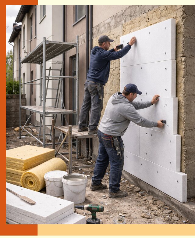 Утепление таунхауса с гарантией комфорта в Петергофе