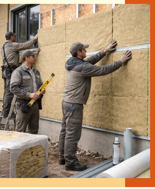 Утепление дома из SIP панелей в Петергофе от 6486 руб./м² под ключ | ТепломастерПтф