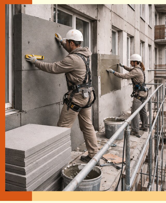 Утепление квартиры снаружи под ключ в Петергофе