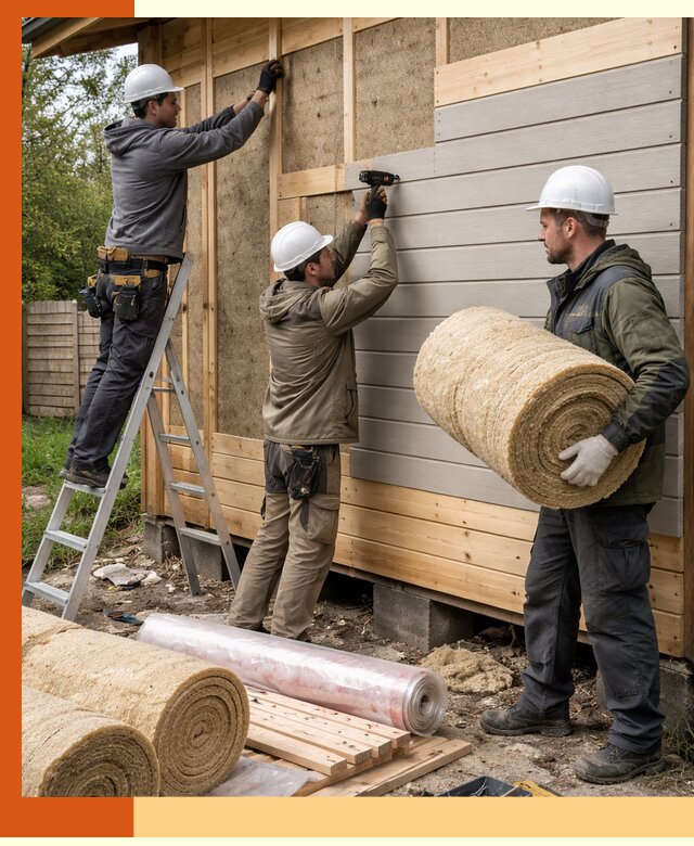 Утепление бани снаружи в Петергофе профессионально и надежно