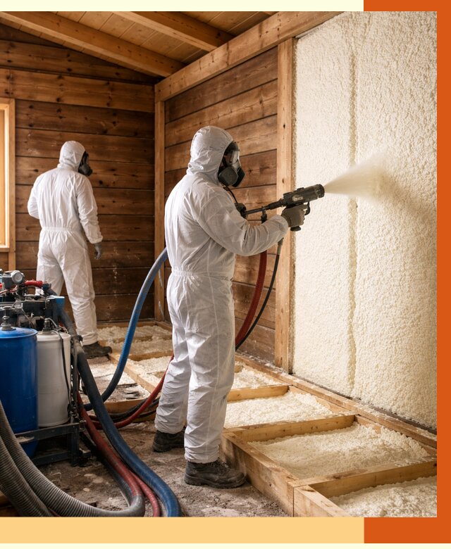 Утепление бани ппу в Петергофе под ключ от 4394 руб./м2 | ТепломастерПтф - напыление и монтаж ппу