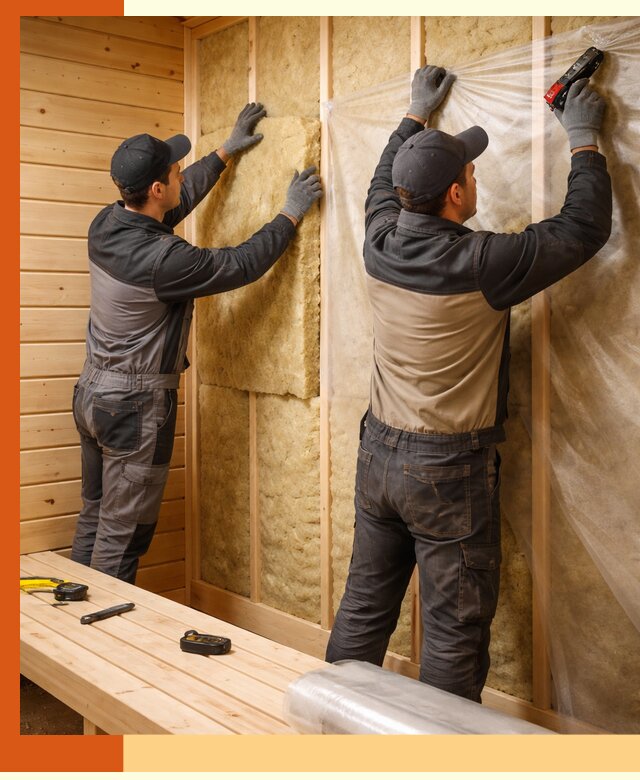 Профессиональное утепление сауны в Петергофе с гарантиями качества