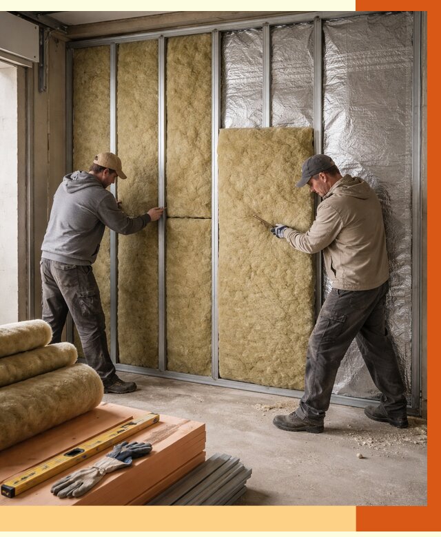 Утепление гаража изнутри в Петергофе от 7846 руб/м2 — работы и цена | ТепломастерПтф