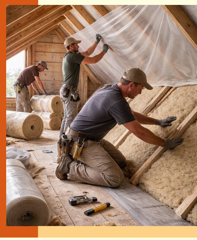 Утепление крыши изнутри в Петергофе: профессионально и надежно