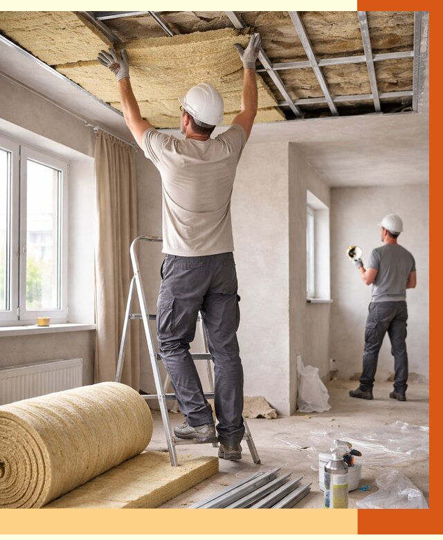 Утепление потолка в частном доме в Петергофе от 994 руб./м² — работы под ключ | ТепломастерПтф