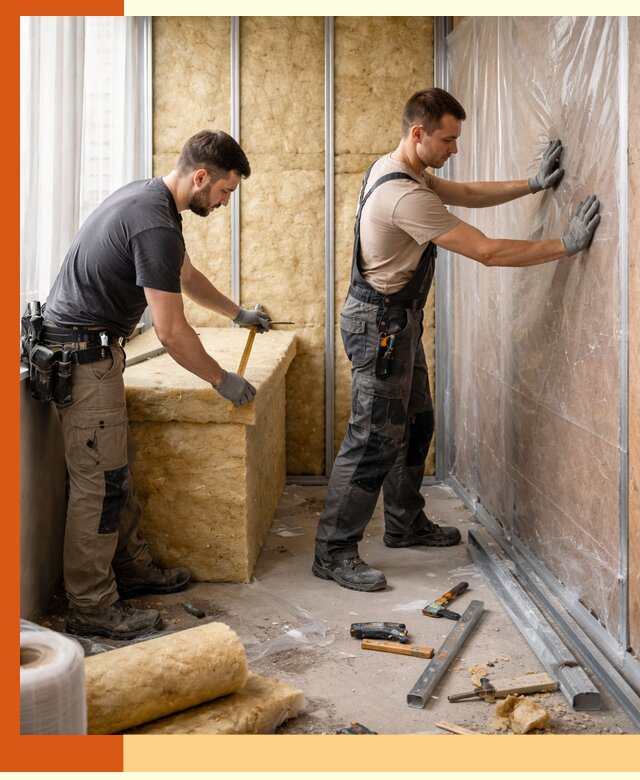 Профессиональное утепление лоджии в Петергофе эффективно и надежно