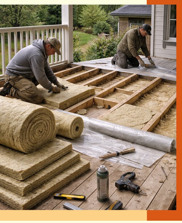 Утепление террасы в Петергофе от 4394 руб./м2 — утеплить террасу под ключ | ТепломастерПтф