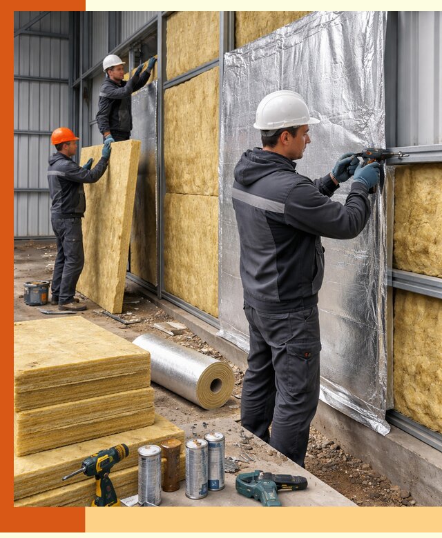 Утепление металлического ангара профессионально в Петергофе