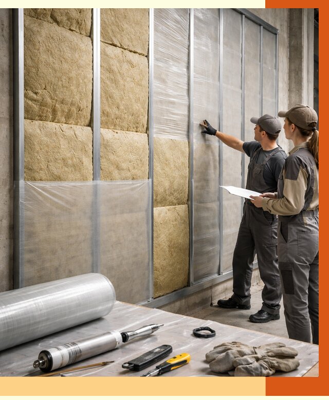 Утепление склада химсырья в Петергофе от 4707 руб. под ключ | ТепломастерПтф