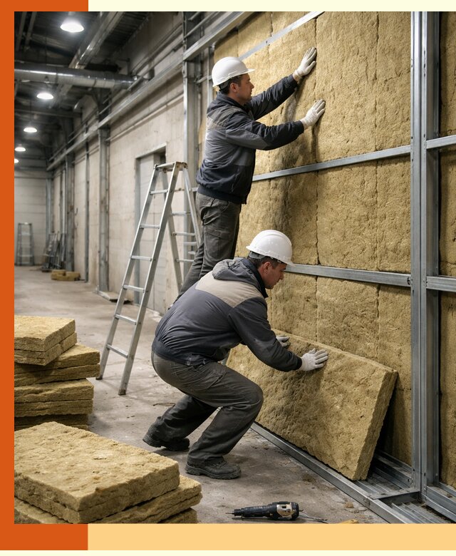 Утепление цеха под ключ в Петергофе с гарантией качества