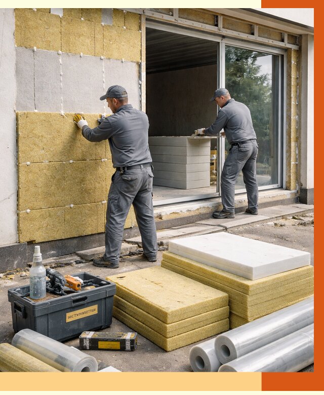 Утепление торгового павильона в Петергофе от 15168 руб./м² под ключ | ТепломастерПтф