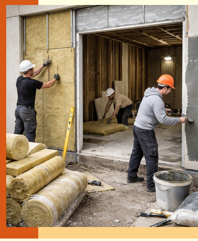 Утепление торгового павильона в Петергофе — качественно и энергоэффективно