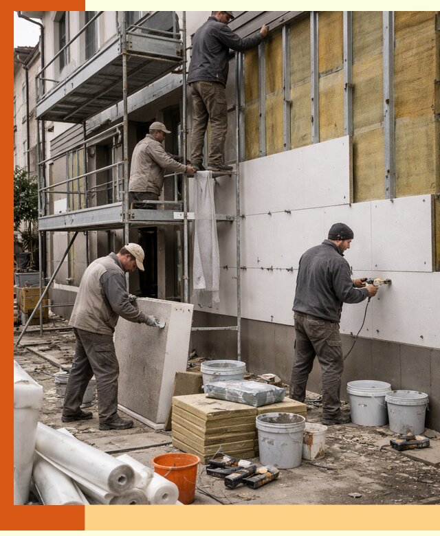 Утепление гостиницы под ключ в Петергофе с гарантией качества