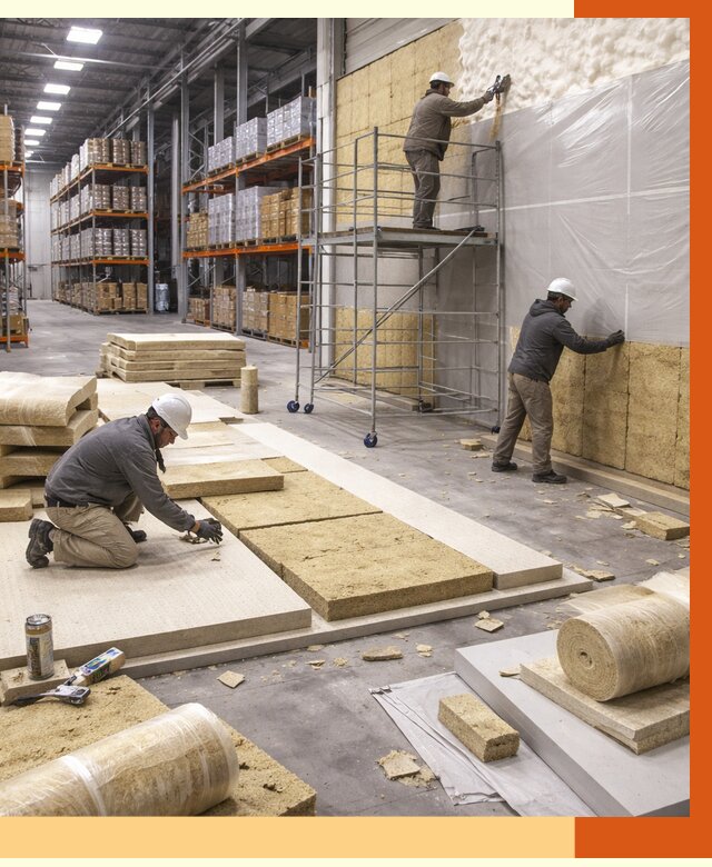 Утепление складского терминала в Петергофе от 7846 руб./м² под ключ | ТепломастерПтф