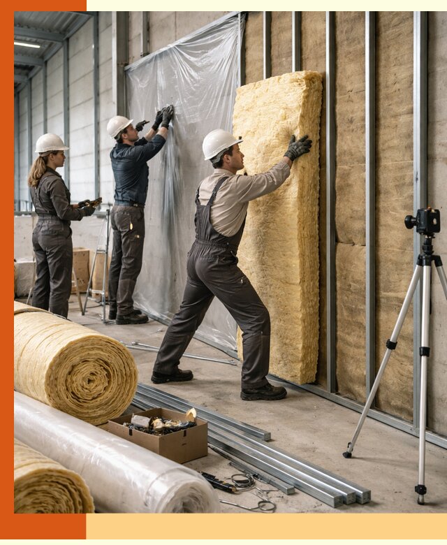 Утепление складского терминала в Петергофе профессионально и надёжно