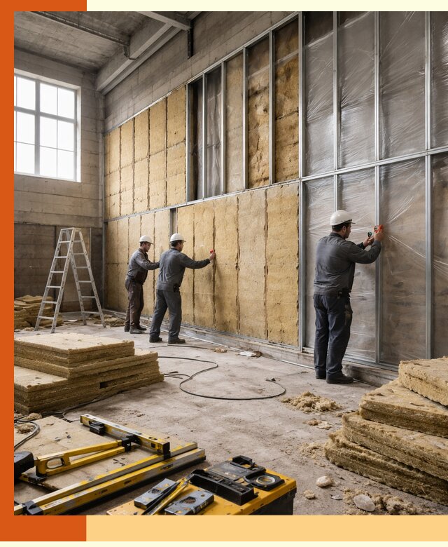 Утепление спортивного зала в Петергофе качественно и недорого