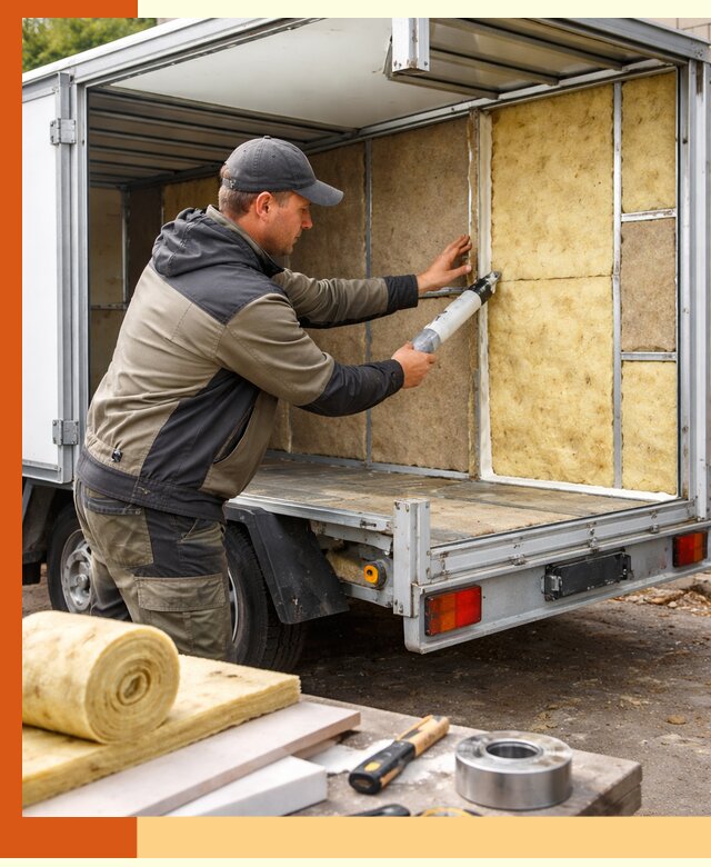 Профессиональное утепление прицепа в Петергофе для любых условий