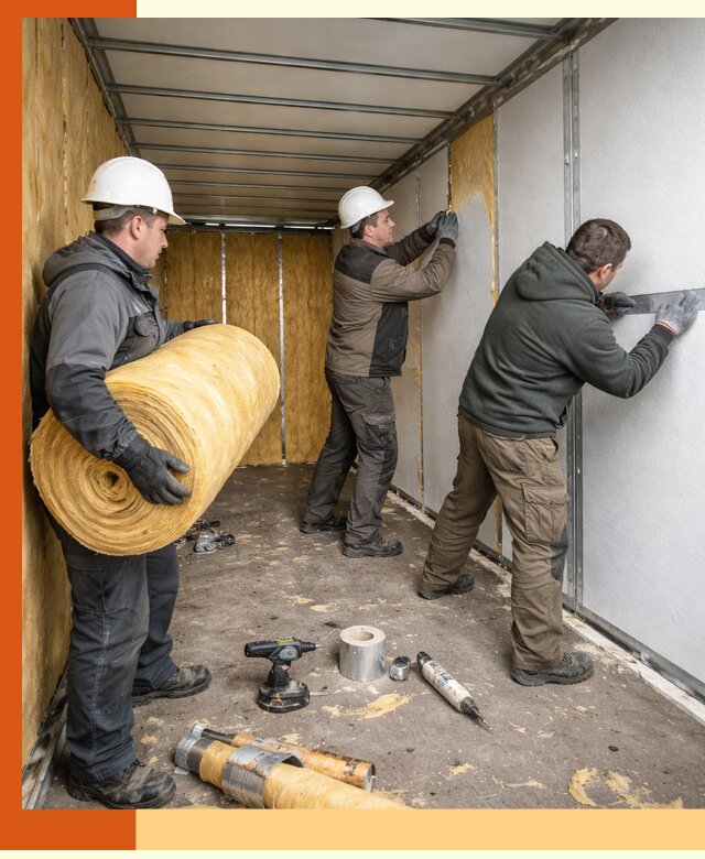 Утепление рефрижераторного контейнера в Петергофе профессионально и надежно