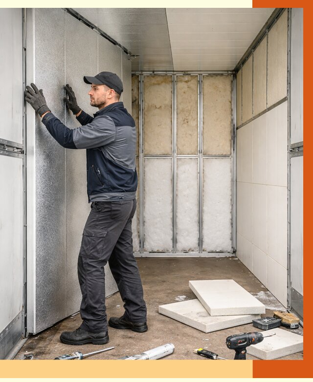 Утепление холодильного кузова в Петергофе от 14122 руб. под ключ | ТепломастерПтф