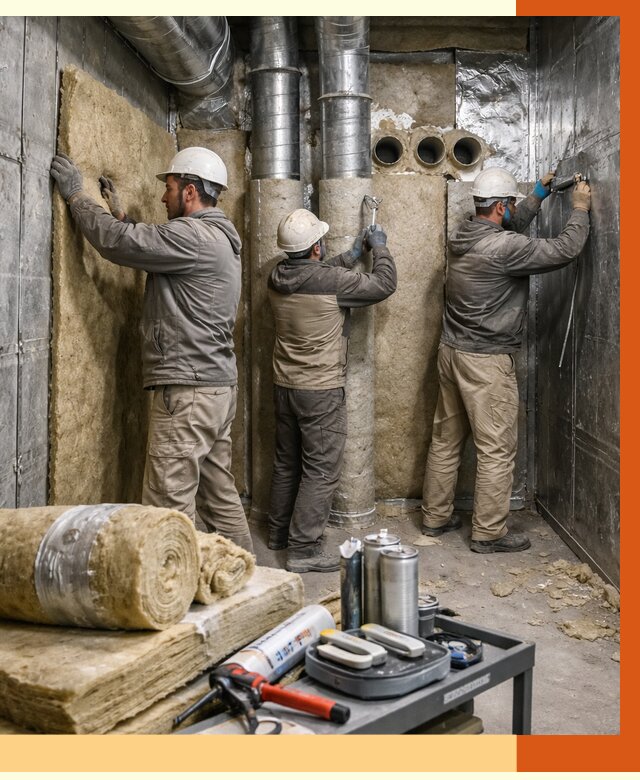 Утепление венткамеры в Петергофе под ключ от 1517 руб. — профессионально | ТепломастерПтф