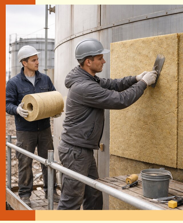 Профессиональное утепление резервуара и теплоизоляция в Петергофе