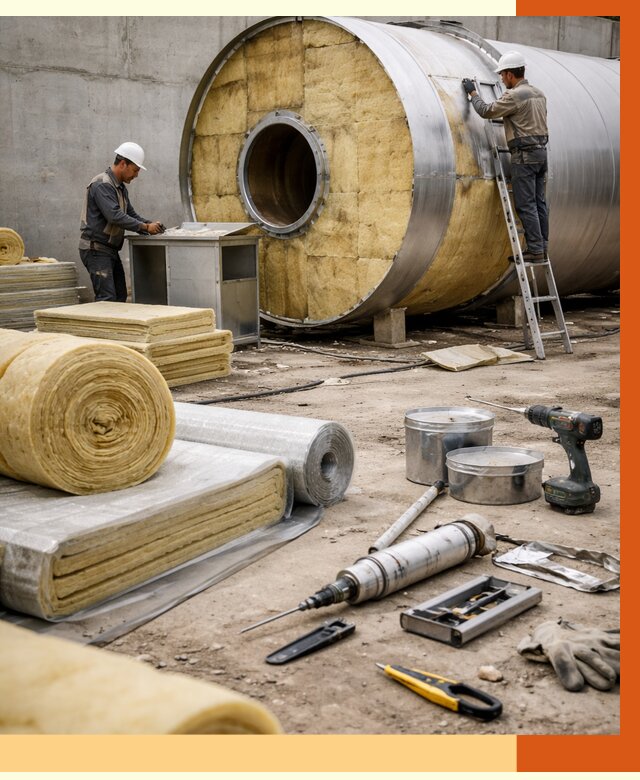 Утепление резервуара с топливом в Петергофе от 28768 руб. под ключ | ТепломастерПтф