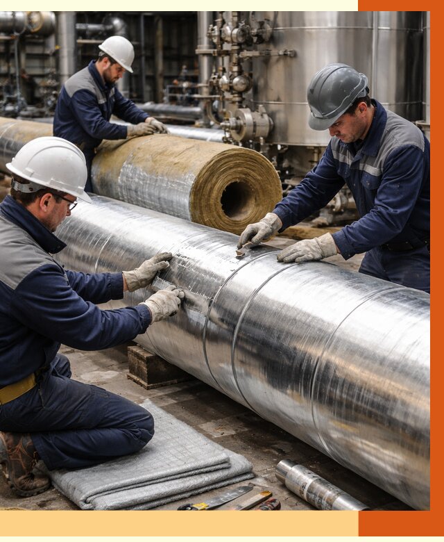 Утепление технологического оборудования в Петергофе от 4394 руб. за м2 | ТепломастерПтф