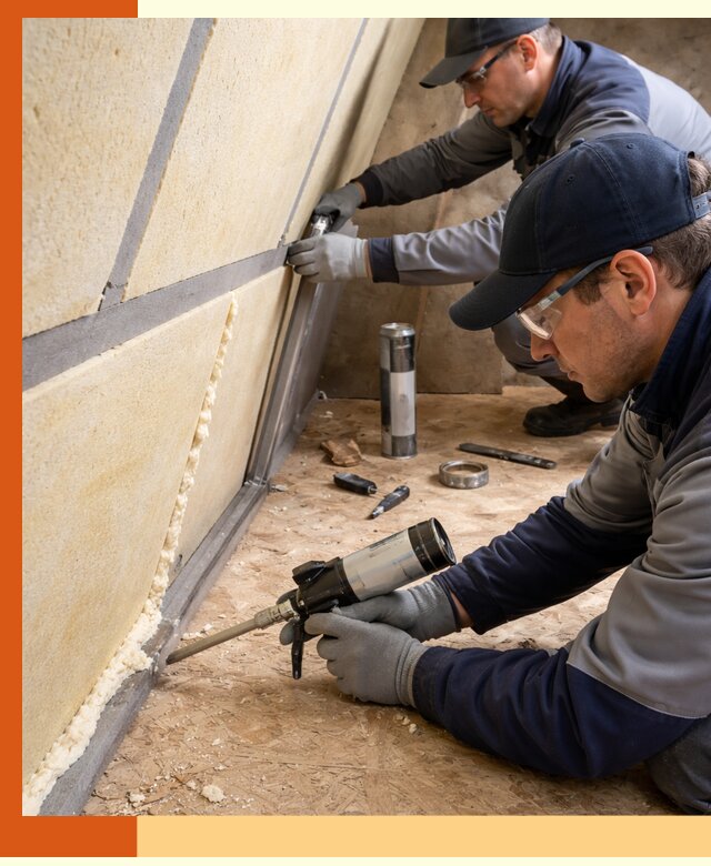 Герметизация стыков ППУ в Петергофе — надежное уплотнение швов