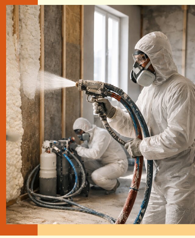 Пенополиуретан напыление для утепления зданий в Петергофе