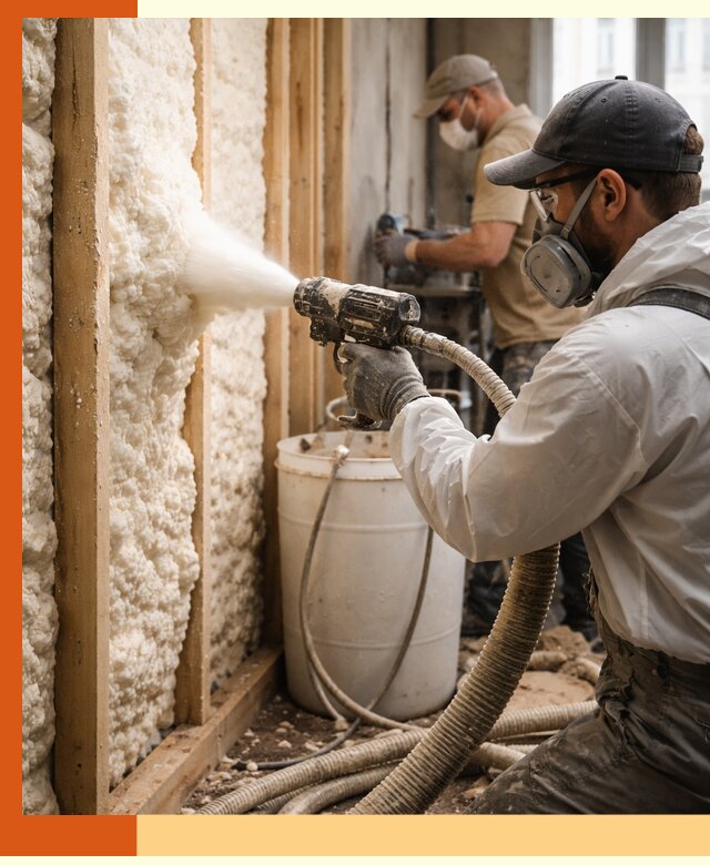 Утепление пеноизолом жилых и коммерческих объектов в Петергофе