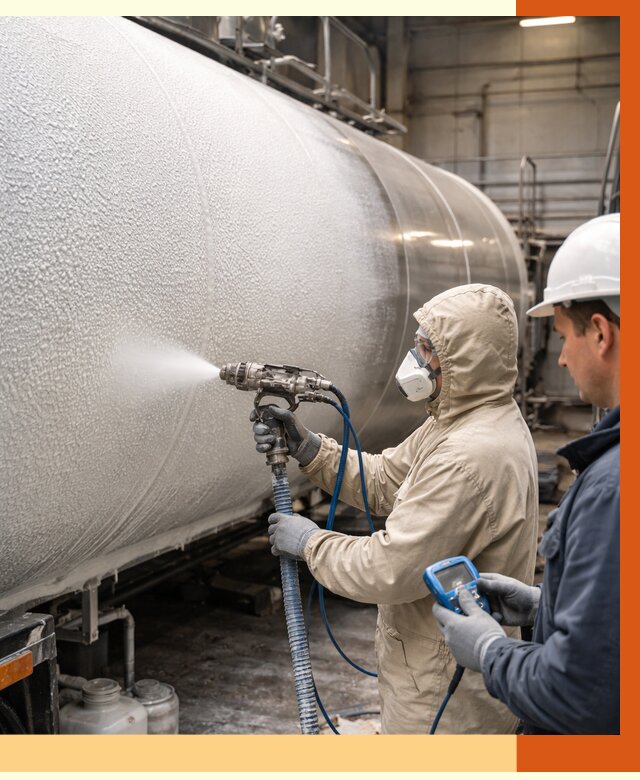 Утепление автоцистерны жидкой теплоизоляцией в Петергофе от 15168 руб. под ключ | ТепломастерПтф