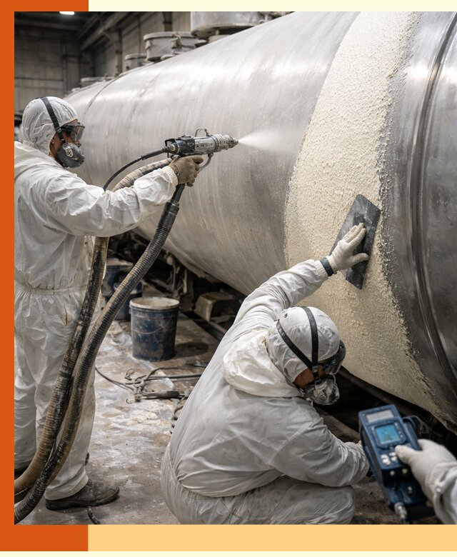 Утепление автоцистерн жидкой теплоизоляцией в Петергофе