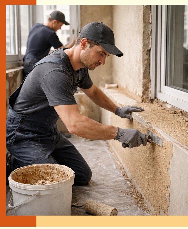 Утепление балкона жидкой пробкой в Петергофе для защиты и комфорта