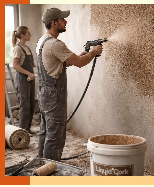 Утепление стен жидкой пробкой в Петергофе эффективное и долговечное