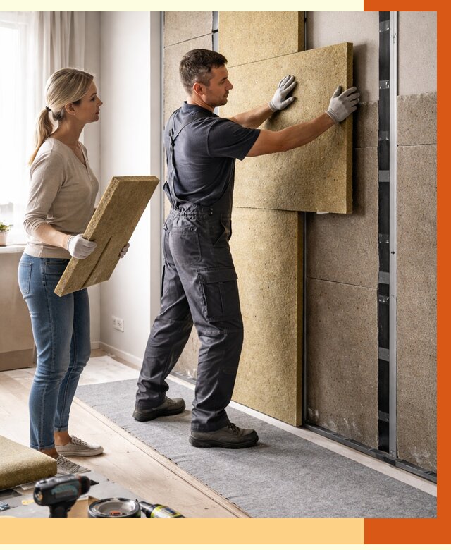 Профессиональная шумоизоляция квартиры в Петергофе от 7846 руб. за м2 | ТепломастерПтф