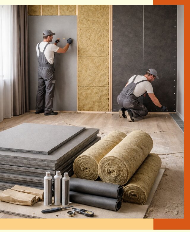 Шумоизоляция дома в Петергофе от 4707 руб/м2 — комплексная звукоизоляция под ключ | ТепломастерПтф