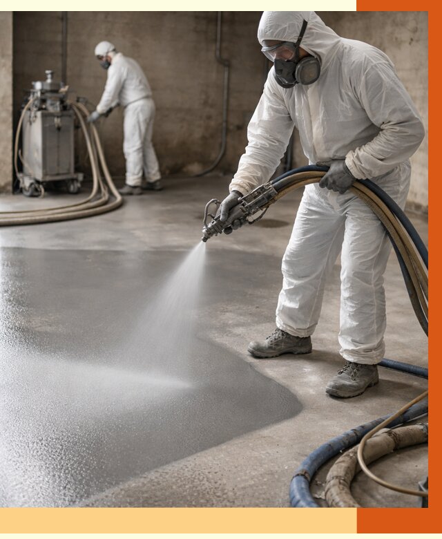 Гидроизоляция полимочевиной в Петергофе от 8892 руб/м² — напыление полимерной гидроизоляции | ТепломастерПтф