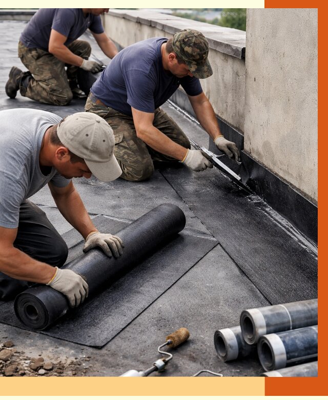 Гидроизоляция кровли в Петергофе от 4707 руб. — профессиональная гидроизоляция крыши | ТепломастерПтф