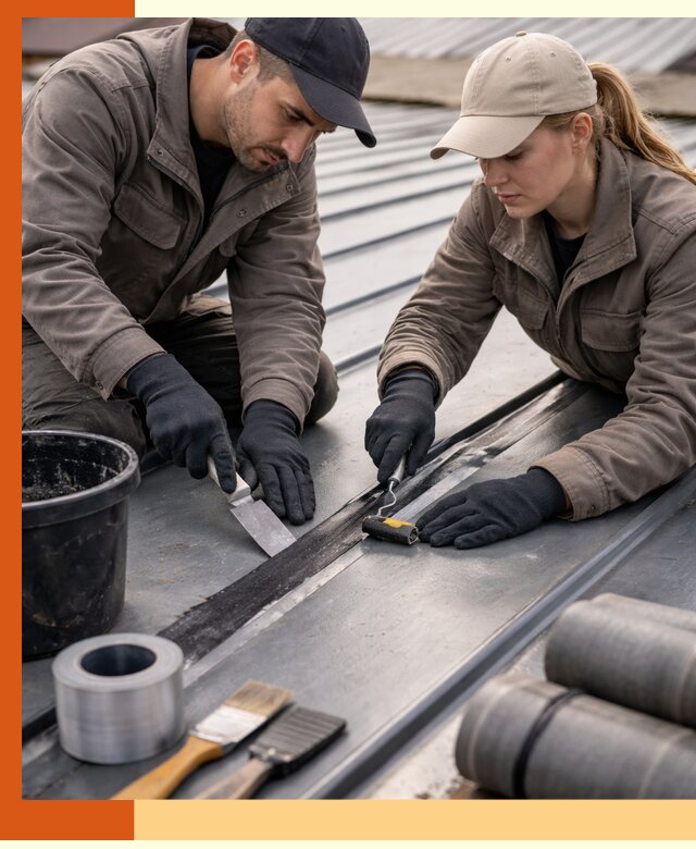 Гидроизоляция фальцевой кровли в Петергофе качественно и надежно