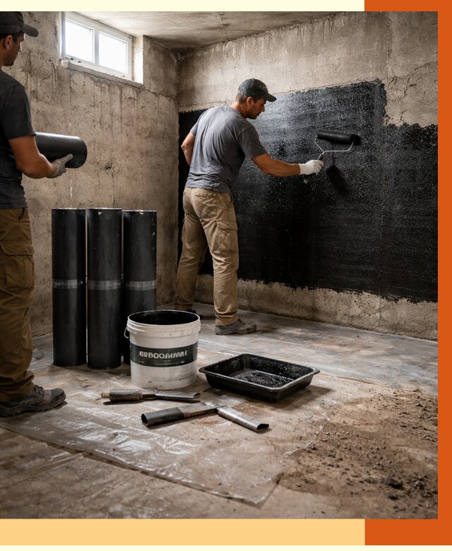 Гидроизоляция подвала в Петергофе от 3661 руб. под ключ | Профессионально — ТепломастерПтф