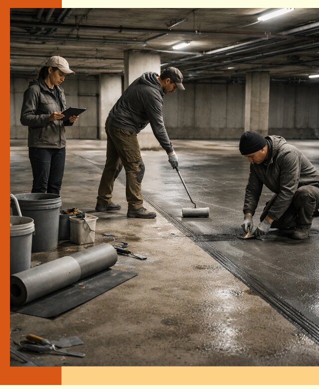 Гидроизоляция паркинга в Петергофе: качественная защита зданий