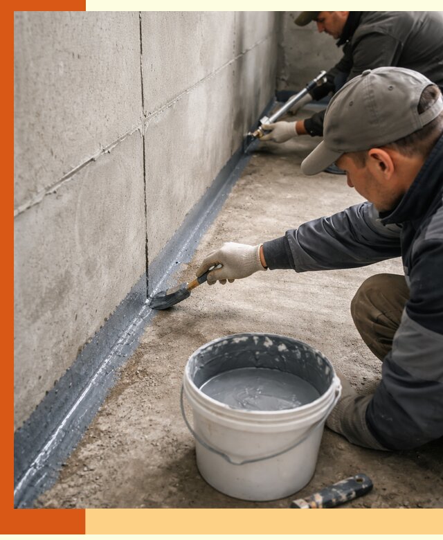 Гидроизоляция швов зданий и конструкций в Петергофе