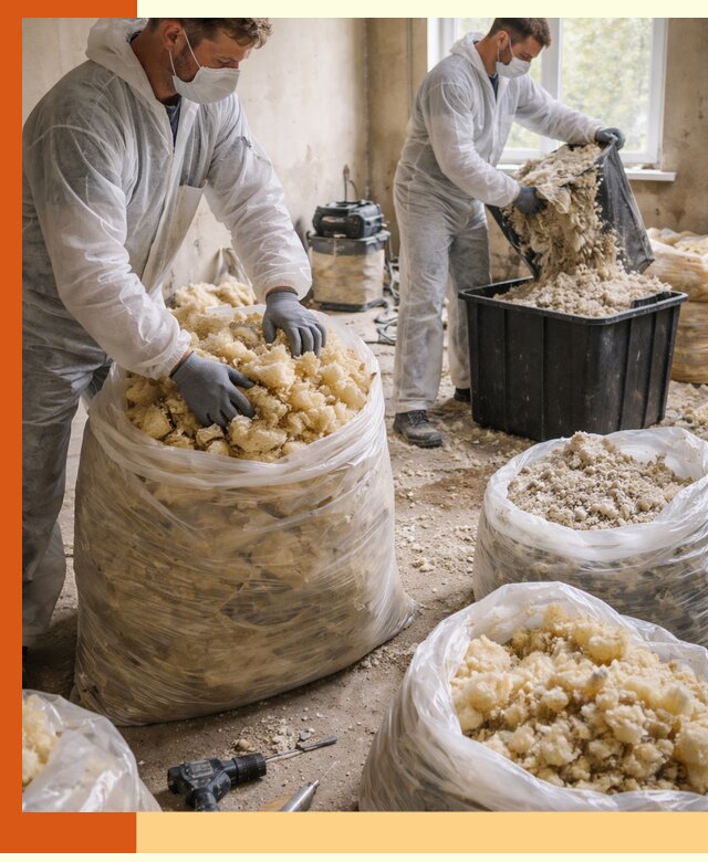 Утилизация старого утеплителя в Петергофе быстро и безопасно