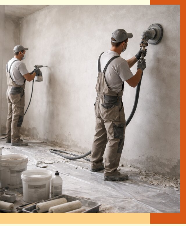 Подготовка поверхности под напыление в Петергофе от 1255 руб. — ТепломастерПтф