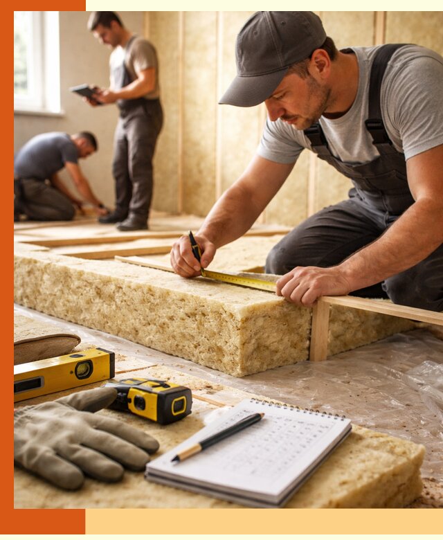 Расчет толщины утеплителя для зданий и помещений в Петергофе